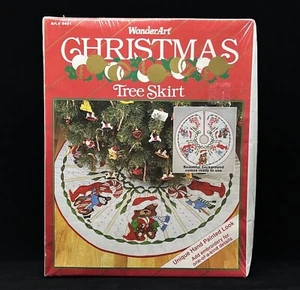 Kit Falda Árbol Navidad Wonderart Bosque Amigos Añadir Bordado Nuevo Completo - Imagen 1 de 6