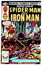 MARVEL TEAM-UP #110 (VF/NM) SPIDER-MAN! IRON MAN! 1st MAGMA Appearance! 1981
