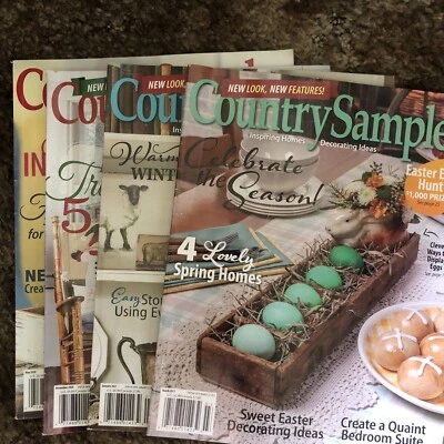 Country Sampler Magazine Lot Of 4 Foto 1 de 4