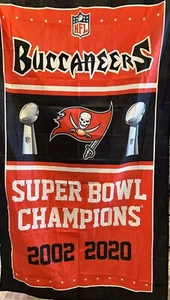 Tampa Bay Buccaneers 3x5 Flag NFL Super Bowl PREMIUM QUALITY Tom Brady The GOAT - Picture 1 of 1