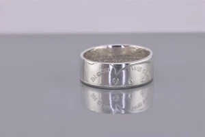 Anillo de plata esterlina 1964 medio dólar Kennedy Liberty moneda banda 10 g 900 talla: 11 - Imagen 1 de 8