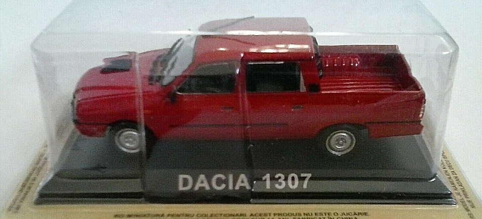  EDICOLA 1:43 METALLO E PLASTICA AUTO PICK UP  DACIA 1307 ROSSO - Immagine 1 di 1