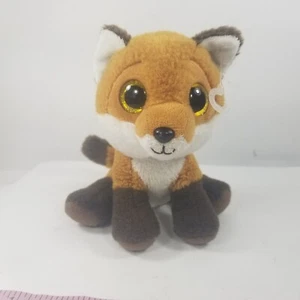 TY Beanie Boos Velvety Fay The Fox Plush 6” Glitter Eyes - Picture 1 of 8