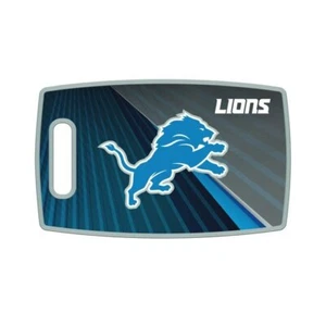 Detroit Lions Large 14.5" x 9" Hard Plastic NFL Team Cutting Board Kitchen - Bild 1 von 1