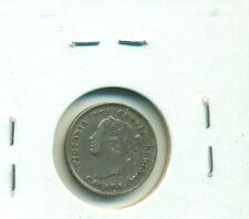 CAP Canada 5 cents 1870 Wide Rims Amazing Die Cracks VF30