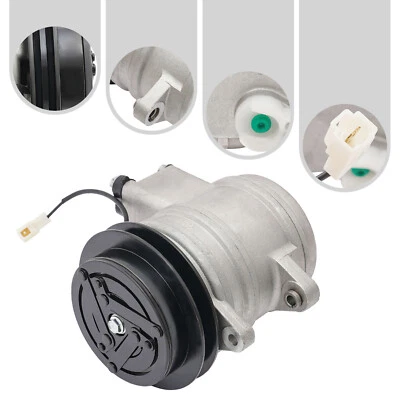 For Mahindra Tractor 4510 / 5010 / 2538 AC A/C Compressor 508815, 717114 12 Volt - Image 1 of 4