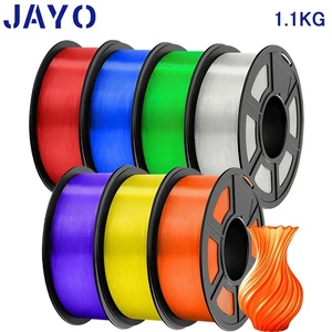 JAYO PLA PLA+ PETG 3D Printer Filament 1.75mm 1.1KG Clear Colour Neatly Wound - Picture 1 of 41