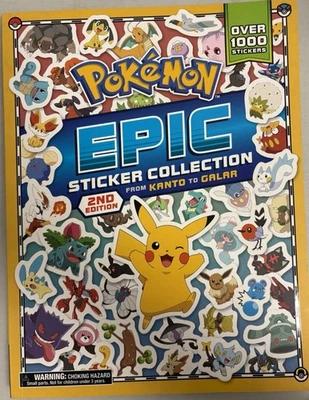 Pokémon Epic Sticker Collection 2Nd Edition: from Kanto to Galar NEW Foto 1 de 2