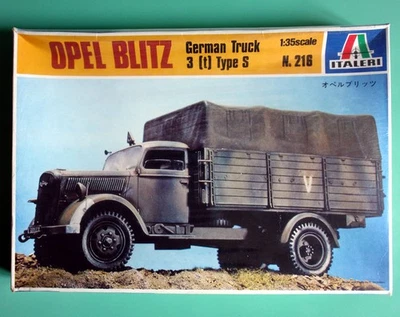 Maquette 216 ITALERI 1/35 ~ Opel Blitz ~ German Truck 3 Type S ~ Boite Scellée - Photo 1/2