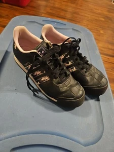 Adidas Originales Samoa Zapatos Para Mujer Talla 10 Negro Oscuro y Rosa Tenis Informales - Imagen 1 de 13