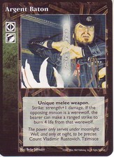 5 x Argent Baton VTES CCG