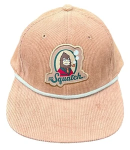 Dr Squatch Corduroy Hat Cap with Rope Adjustable One Size Rare Tan / Brown New - Picture 1 of 5