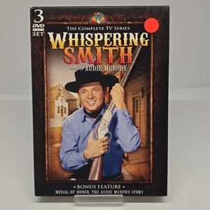 Whispering Smith The Complete TV Series Region 1 DVD 3 Disc Audie Murphy Sam Buf - Picture 1 of 3