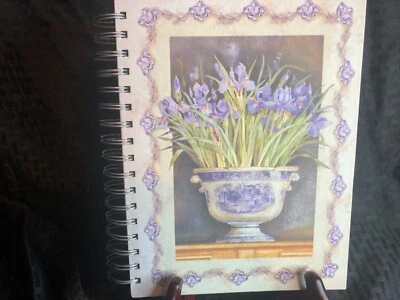 PURPLE IRIS JOURNAL & MEMORY BOOK  by Tri-Coastal Design - HARDCOVER SPRIAL - Image 1 of 4