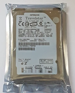 80 GB Ide Hitachi Travelstar HTS541080G9AT00 Pata 5400rpm 8MB 2.5 Hard Drive New - Picture 1 of 1
