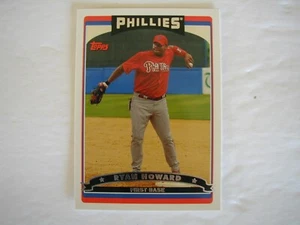 2006 TOPPS RYAN HOWARD CARD #398 PHILADELPHIA PHILLIES - Picture 1 of 2