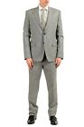 Versace Collection Men's 100 Wool Gray Two Button Suit Size 40 42 44 46