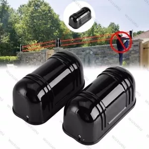 100M Wasserdicht Doppelstrahl Infrarot IR Lichtschranke Sensor Alarm mit zubehör - Bild 1 von 8