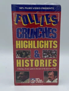 NEW Vintage NFL Films Video VHS Tape - Follies, Crunches, Highlights & Histories - Picture 1 of 3
