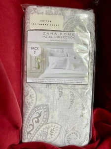 Zara Home Hotel Collection Designer Kissenbezüge Set von 2 - Made in Italy - Bild 1 von 4