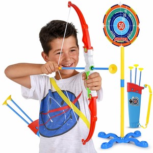 Children Outdoor Archery Set Sucker Bow and Arrow Toys with Light for Boy Girl over 5 Years Olds Green Kepae Bow and Arrow Set for Kids
