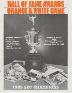 1986 Tennessee Volunteers orange & weiß NCAA Football Game Program - Bild 1 von 2
