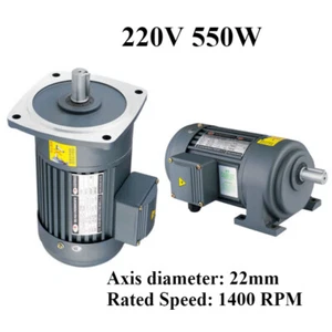 New 220V 22mm Three-Phase Variable Speed Reduction Gear Motor CW/CCW Reducer - Picture 1 of 12