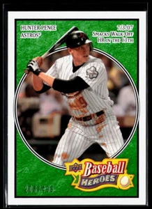 Hunter Pence 2008 Upper Deck Baseball Heroes #77 Emerald SN499 - Picture 1 of 2