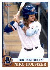 2023 Durham Bulls Choice #17 Niko Hulsizer Mohnton Pennsylvania PA Baseball Card