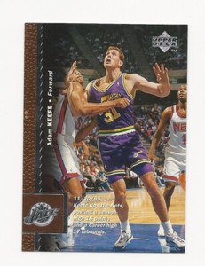 Adam Keefe Jazz 1996-97 Upper Deck #125