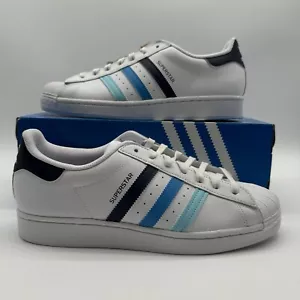Adidas Men's Superstar Gradient - Size 10 - HP5499 - White / Legend Ink - Blue - Picture 1 of 7