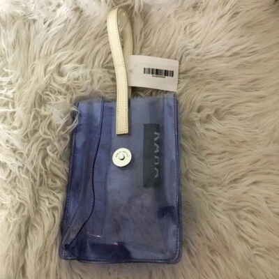 Bolso Micro Muñequera Kara Transparente Púrpura Nuevo Con Etiquetas Foto 1 de 4