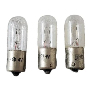 3 bombillas de lámpara BRD 4V (NOS) - Imagen 1 de 5