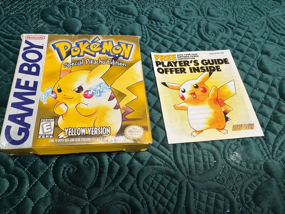 Pokemon Versión Amarilla Pikachu - Nintendo Game Boy SOLO EN CAJA con 1 Inserto Foto 1 de 4