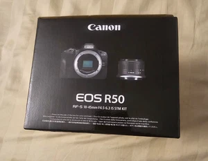 Canon EOS R50 4K Video Mirrorless Camera with RF-S18-45mm f/4.5-6.3 IS STM Lens - Picture 1 of 5