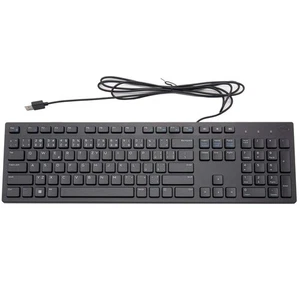Dell Kb216 Wired USB Keyboard QWERTZ Layout Czech Cze Computer PC - Picture 1 of 5
