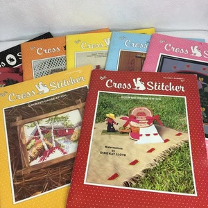 7 Vintage Back Issues of The Cross Stitcher Magazine 1986/1987 - Picture 1 of 5