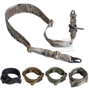 KRYDEX Modular Sling 2 / 1 Point Padded Tactical Shooting Sling Shoulder Strap - Picture 1 of 16