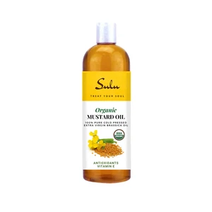 16 OZ USDA ORGANIC EXTRA VIRGIN INDIAN MUSTARD OIL - Picture 1 of 2