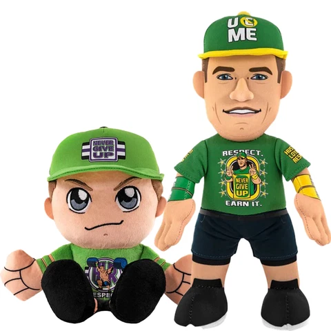 Bleacher Creatures WWE John Cena Bundle: 10" Plush Figure & Kuricha Plushie Cover
