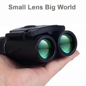HD Binoculars Mini Telescope 40x22 2000m Long Range Travel Camping Folding - Picture 1 of 13