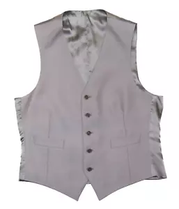 899 $ Burberry Herren Anzug Weste Super 100 Lana Wolle Seide Hellgrau Italien 36 EU (46) - Bild 1 von 4