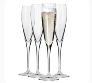 Krosno - Perla Sektgläser 4er Set x 170 ml Flöten Kristallglas - Bild 1 von 10