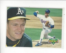 1992 Pinnacle Rookie Idols #12 Nolan Ryan/Todd Van Poppel Rangers A's