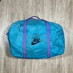Nike Duffle Bag Large 80s 90s Huge Basketball Work-out Gym Travel Carry-all - Picture 1 of 15