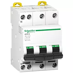 AUTOMÁTICO DPN N 4P C10 10A MAGNETOTERMICO 21596 MERLIN GERIN SCHNEIDER A9N21596 - Imagen 1 de 2