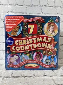 Disney Christmas Advent Calendar Countdown 128pg Book Gifts In Lockable Tin New - Picture 1 of 3