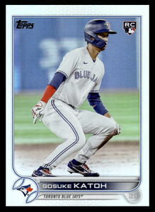 2022  Topps Update Gosuke Katoh #US41 Toronto Blue Jays Rainbow Foil