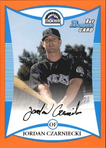2008 Bowman Prospects Orange #BP77 Jordan Czarniecki /250