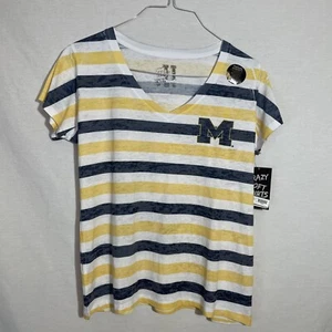 University of Michigan Damen T-Shirt mit V-Ausschnitt Gr. XXL My U - Bild 1 von 3